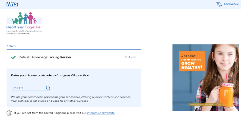 Populating a post code